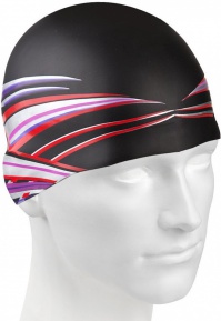 Mad Wave Swim Cap Wave