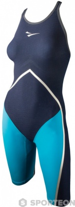 Finis Rival Closed Back Kneeskin Navy/Aqua