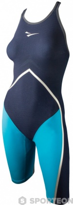 Finis Rival Open Back Kneeskin Navy/Aqua