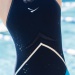 Finis Rival Open Back Kneeskin Navy/Aqua