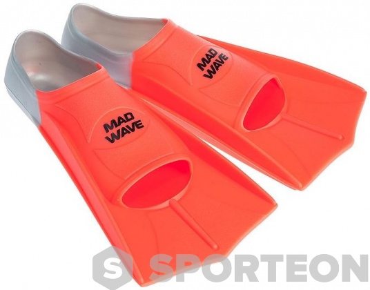 Mad Wave Short Training Fins Orange