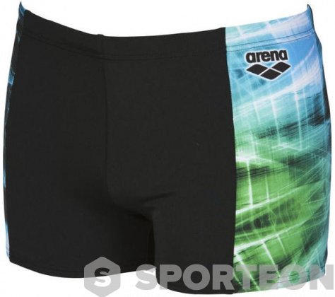 Arena Cyber Short Black/Sea Blue