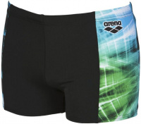 Arena Cyber Short Black/Sea Blue