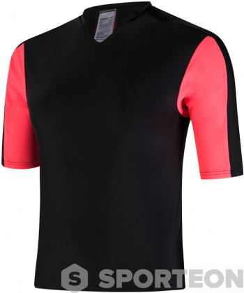 Speedo Hydractive Rash Top Black/Psycho Red/Oxid Grey