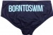 BornToSwim Sharks Brief Black