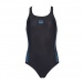 Arena Stamp Swim Pro Back One Piece Junior Black/Turquoise