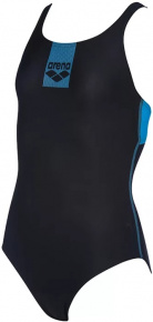 Arena Basics Swim Pro Back One Piece Junior Black/Turquoise