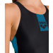 Arena Basics Swim Pro Back One Piece Junior Black/Turquoise