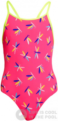 Funkita Fly Dragon Diamond Back One Piece Girls