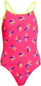 Funkita Fly Dragon Diamond Back One Piece Girls