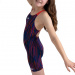 Speedo Fastskin Endurance+ Openback Kneeskin Girl Black/Dragonfire Orange/Punchy Pink/Blue Flame