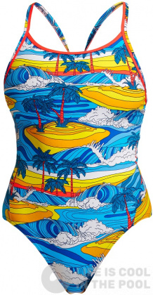 Funkita Beach Bum Eco Diamond Back One Piece