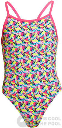 Funkita Bye Birdie Single Strap One Piece Girls