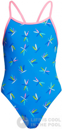 Funkita Buzz Bird Single Strap One Piece Girls