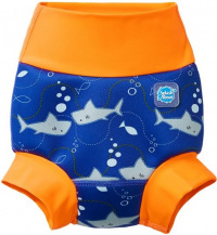 Splash About New Happy Nappy Shark Orange