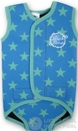 Splash About Baby Wrap Blue Star