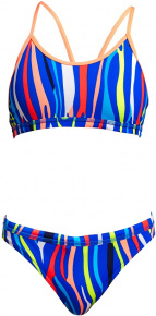 Funkita Raw Hide Racerback Two Piece Girls