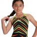 Speedo Fastskin Endurance+ Openback Kneeskin Girl Black/Atomic Lime/Salso