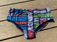 BornToSwim Logo Brief Navy