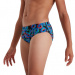 Speedo Digi Allover 6.5cm Brief Boy Black/Lava Red/Neon Absinthe/Blue