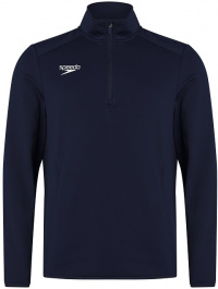 Speedo Club 1/4 Zip Mid Layer Training Top Navy