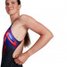 Speedo Placement Digital Powerback Black/Phoenix Red/Blue Flame/Ultraviolet