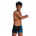 Speedo Allover V-Cut Aquashort Black/Pool