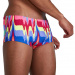 Speedo Rainbow Wave 17cm Club Training Allover Brief Magenta/Fluro Pink/Ultraviolet/Pool