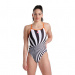 Arena Crazy Swimsuit Booster Back Black/Mango/Multi