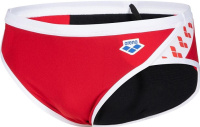 Arena Icons Swim Brief Solid Red/White