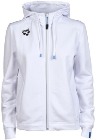 Arena Women Team Hooded Jacket Panel White