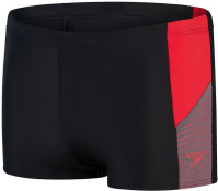 Speedo Dive Aquashort Black/Fed Red/Dove Grey