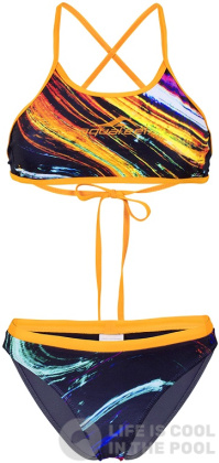 Aquafeel Colour Waves Mini-Crossback 2 Piece Multi