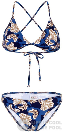 Aquafeel Baroque Ornament Sun Bikini Blue