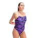 Speedo Allover Digital Lattice Back Hyper Lights Black/Cobalt/Indigo Glow/Orchid