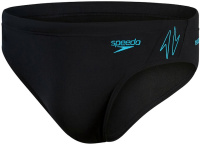 Speedo Hyper Boom Splice Brief Black/Bolt