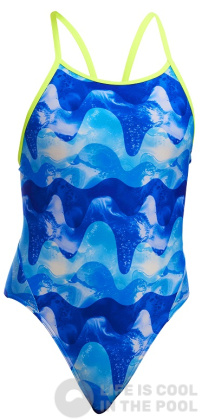 Funkita Dive In Diamond Back One Piece Girls