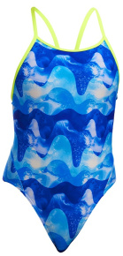 Funkita Dive In Diamond Back One Piece Girls