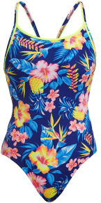 Funkita In Bloom Diamond Back One Piece