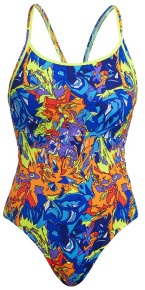 Funkita Mixed Mess Diamond Back One Piece