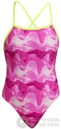 Funkita Pink Caps Tie Me Tight One Piece