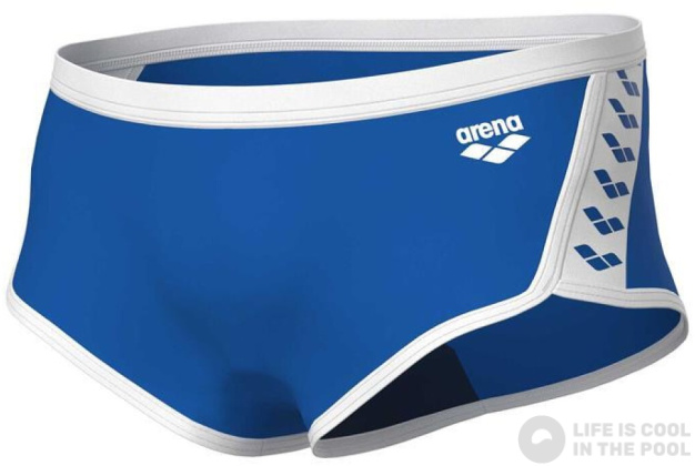 Arena Icons Swim Low Waist Short Solid Blue/White 