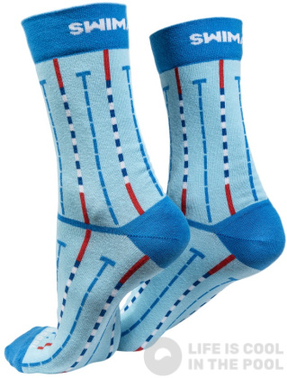 Swimaholic Socks Swimming Lane