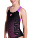 Arena Feel Front-Lined Dim Light Swim Pro Back Girls Black/Pink