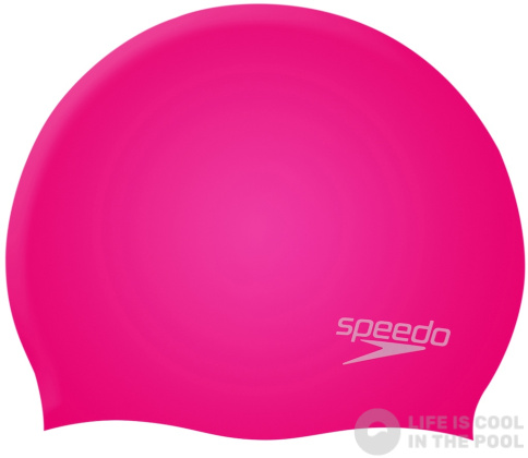 Speedo Plain Moulded Silicone Junior Cap